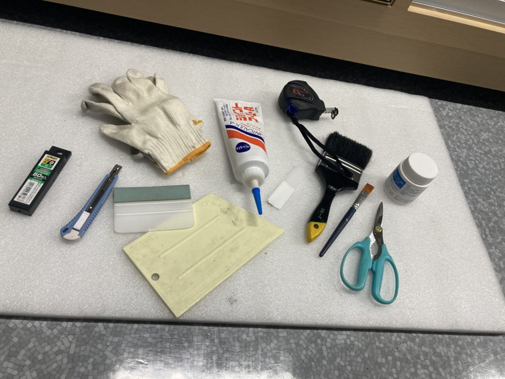 什器リニューアルで使う工具