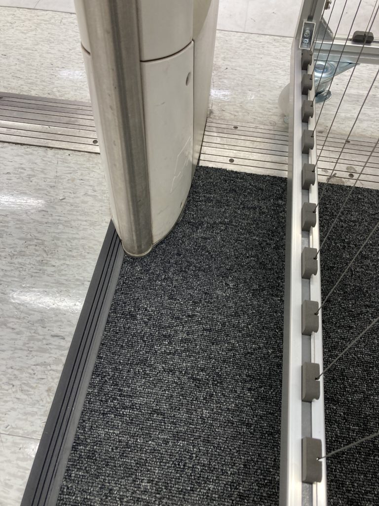 什器設置の前処理