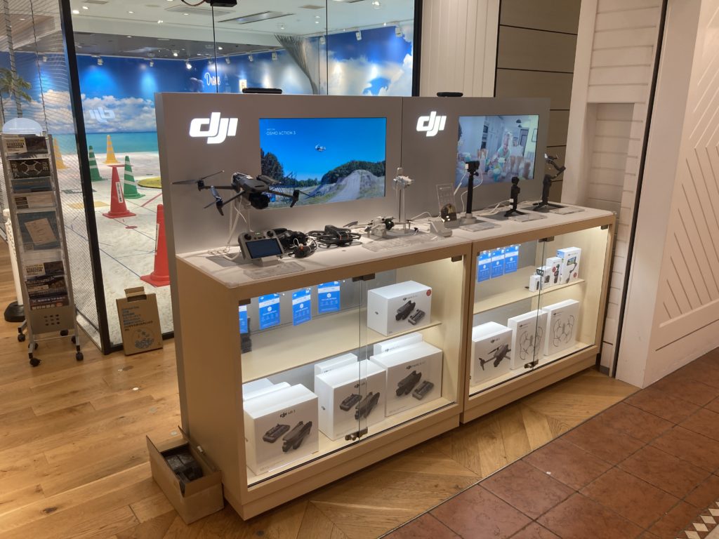 什器設置対象のドローンスクール